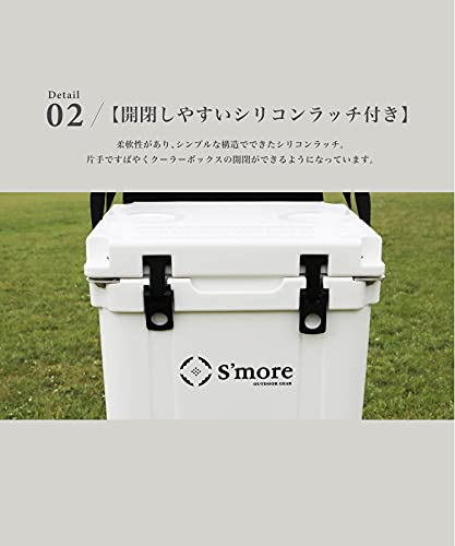 S'more(スモア) Becool cooler box33 クーラーボックス 大型 31L/33QT 31リットル ハード クーラーBOX キャンプ 釣り アウトドア スポーの通販は