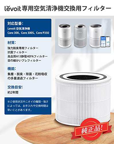 純正品】Levoit (レボイト) 空気清浄機 交換用フィルター 静電HEPA