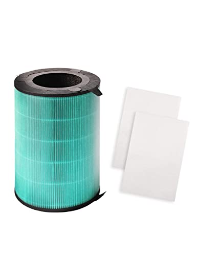 KTJBESTF 360°酵素フィルターEJT-S200 空気清浄機交換用フィルター空気清浄機 AirEngine（エア エンジン）、JetClean（ジェットクリーン）用交換フィルター 使い捨てフィルター2枚付き(対応型番：EJT-S2