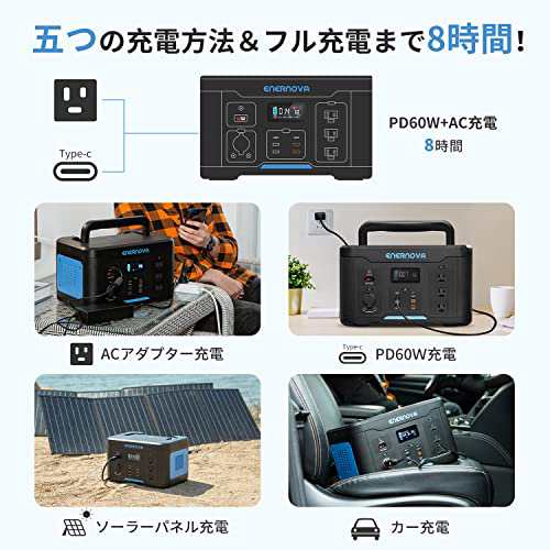 Enernova ポータブル電源 SMART 1000 大容量 1166Wh /324000mAh 家庭用