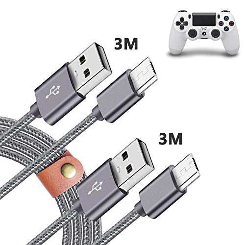 マイクロusbケーブル 3m 2本セット Ps4 プレステ4 Xbox One コントローラー ケーブル 充電用 ソニー Ps4 Pro Slim Dualshock 4 Ds4 Xの通販はau Pay マーケット Rumble