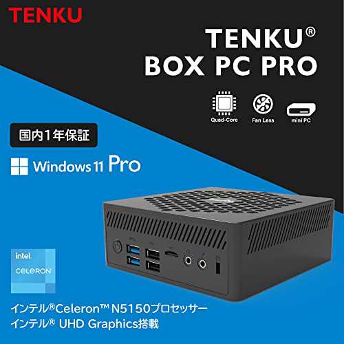 店内全品ﾎﾟｲﾝﾄ2倍!! Windows11搭載TENKU BOX PC Pro 2022 小型PC