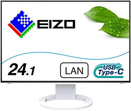 EIZO FlexScan EV2495-WT （24.1型/1920×1200/フレームレスモニター/アンチグレアIPS/疲れ目軽減/ホワイト）の通販は 88,100円