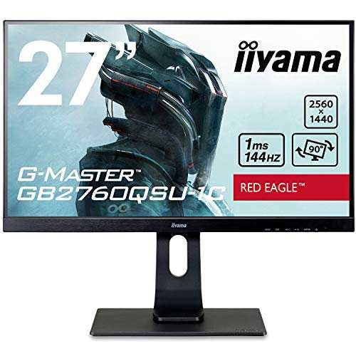 G-MASTER ゲーミング モニター ディスプレイ 27インチ 144Hz 1ms