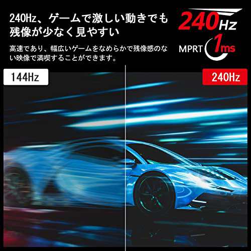 ゲーミングモニター 240Hz 27インチ ディスプレイ LED FHD 1920x1080