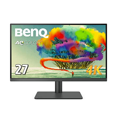 BenQ PD2705U AQCOLORシリーズ・デザイナー向け・4Kモニター (27型/IPS/sRGB・Rec.709 99%/HDR10/USB-C/65W給電/スピーカー付(2.5W×2)/