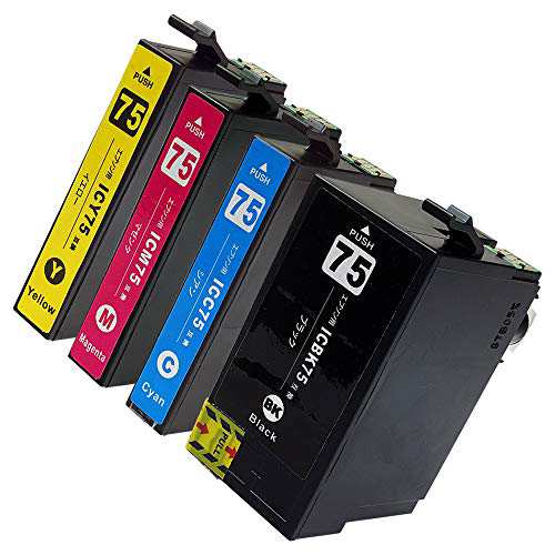 EPSON エプソン IC4CL75-(BK/C/M/Y)【強力洗浄カートリッジ 4色セット