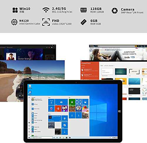 タブレットCHUWI Hi10 X 10.1インチ N4120 4コア 最大2.6Ghz 2イン1
