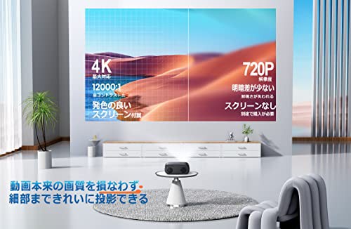 Goiaey プロジェクター 自動焦点 高輝度560ANSI 17000lm 4K対応 5GWifi