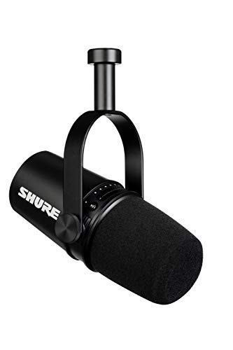 SHURE MV7 ポッドキャストマイクロホン : ダイナミックマイク 実況/配信/ゲーミング/テレワーク MOTIVシリーズ iOS Android Mac Windows