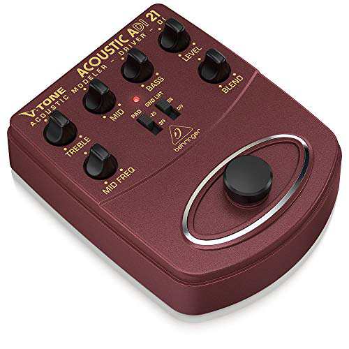 プリアンプ ベリンガー BEHRINGER ADI21 V-TONE ACOUSTIC プリアンプ アコースティックギター DI ダイレクトボックス