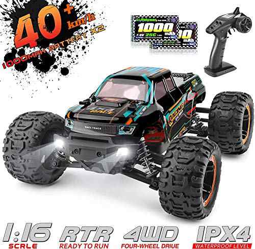 ラジコンカー HBXラジコンカー オフロード 1/16スケール 4WD RTR 電動RCカー 2.4Ghz無線操作 リモコンカー 40 km/h 高速車  競技可能 レーシング 全地形対応 オフロード ラジコンモンスター防水トラック 子供と大人用 最新型の通販はau PAY マーケット - RUMBLE  | au PAY ...