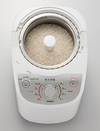 TWINBIRD コンパクト精米器 精米御膳 ホワイト MR-E520W  の通販は