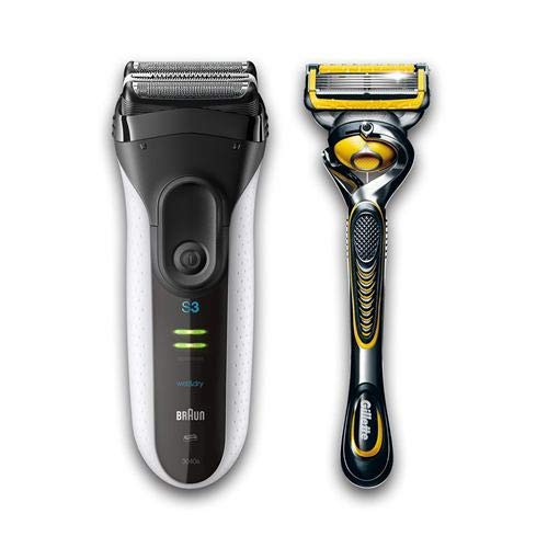 ブラウン 電気シェーバー（ホワイト）BRAUN　Series3（シリーズ3）【3枚刃】 3040S-W-P1
