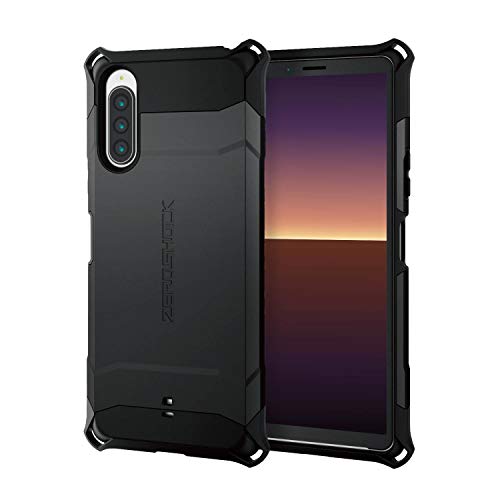 エレコム Xperia 10 II ケース ZEROSHOCK 耐衝撃 [落下時の衝撃から本体を衝撃吸収構造] ストラップホール付き ブラック PM-X202ZEROBK 5,600円