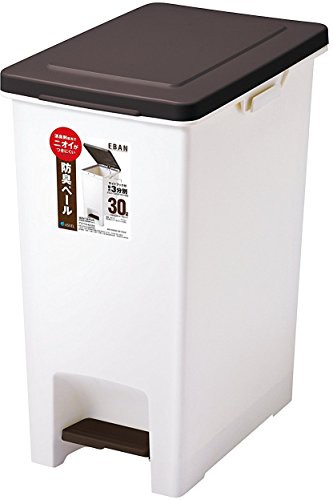 アスベル ゴミ箱 ペダルペール30L 「R防臭エバン」 6415 ブラウン