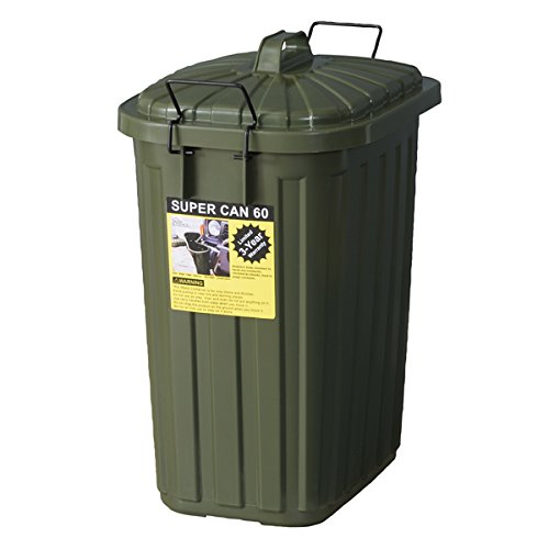 東谷(Azumaya) フタ付きゴミ箱 グリーン W36×D55.4×H62.2 LFS-937GR