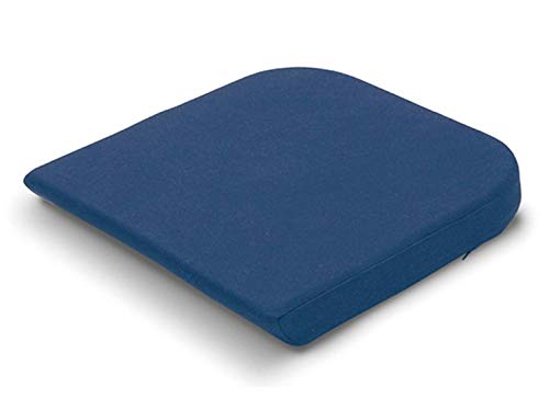 テンピュール(Tempur) クッション ダークブルー 約 幅40x奥行42x厚さ5cm シートクッション 134997