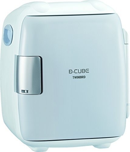 TWINBIRD 2電源式コンパクト電子保冷保温ボックス D-CUBE S グレー HR-DB06GY