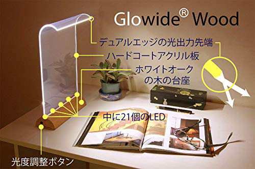 Glowide Wood LED デスクライト GW1000N-O (ナチュラルウッド