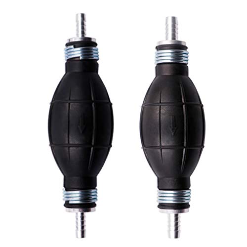 ハンド燃料ポンプ 2個セット 6mm 8mm フューエルポンプ 手動 燃料ポンプ 燃料ライン アセンブリ 真空給油ライン マリンボートディーゼル用 ハンドプライマー ポンプアクセサリー