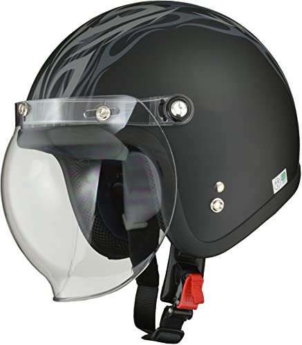 リード工業(LEAD) バイク用ジェットヘルメット MOUSSE(ムース)マットトライバル フリー(57-60cm未満) -の通販は