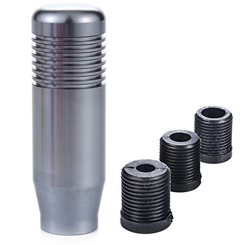 Arenbel 3インチカースティックシフトノブアルミ合金トランスミッションシフトノブアクセサリーギアシフターハンドルほとんどの自動マニュアル車に適合, (チタン)