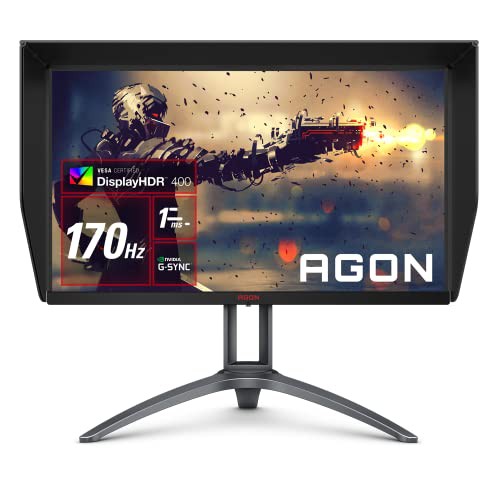 AOC ゲーミング モニター ディスプレイ AG273QXP/11 (27インチ/ゲーミング/ 170Hz/1ms/Nano IPS/FHD/DP/HDMI2.0 x 2/DP1.4 x2)