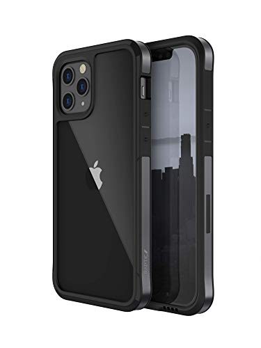 【RAPTIC】 iPhone12Pro Max 対応 ケース 米軍 MIL 規格 取得 携帯ケース 耐衝撃 クリア アルミ × PC × TPU 衝撃 吸収 透明 ハード カ