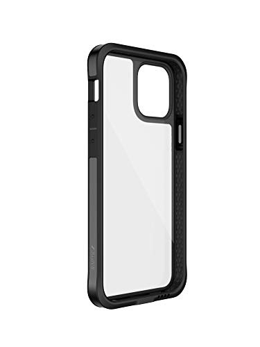 【RAPTIC】 iPhone12Pro Max 対応 ケース 米軍 MIL 規格 取得 携帯ケース 耐衝撃 クリア アルミ × PC × TPU 衝撃 吸収 透明 ハード カ