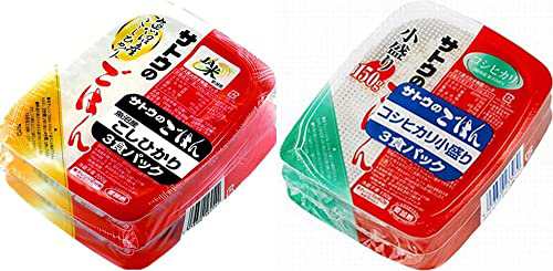 国内産コシヒカリ 小盛り 150g×３食/新潟県魚沼産こしひかり 200g×3食（おまけ付き）レトルト サトウ食品【在庫あり】の通販はau PAY  マーケット RUMBLE au PAY マーケット－通販サイト