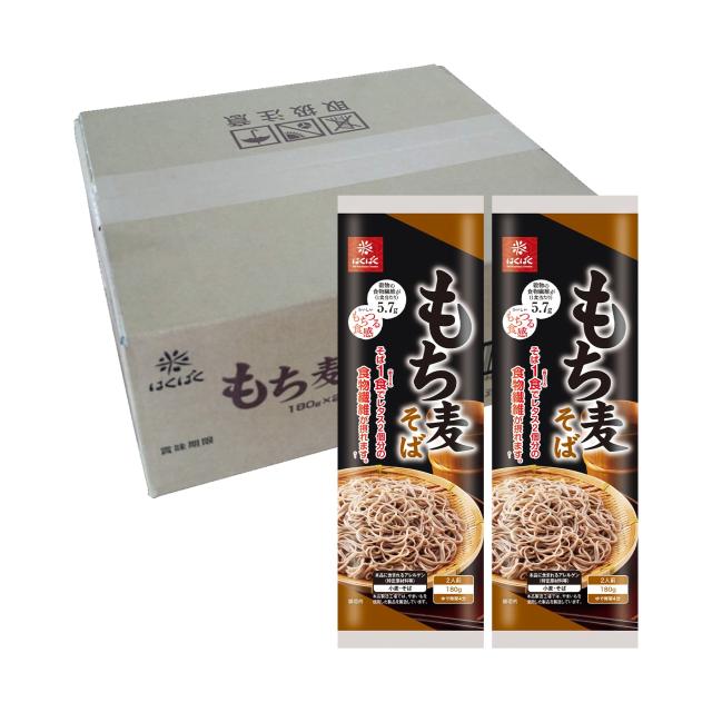 はくばく もち麦そば 180g×20袋 5,600円