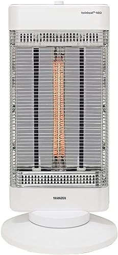 [山善] 遠赤外線 カーボンヒーター + シーズヒーター 障害物センサー搭載 ツインヒートプラス 出力3段階切替 (30 電気ストーブ 山善 カーボンヒーター シーズヒーター ツインヒート