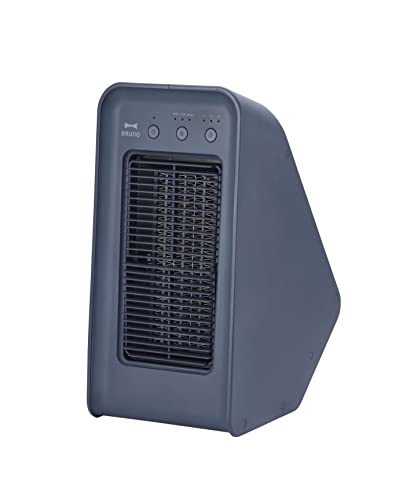 BRUNO ブルーノ 2アングル セラミックファンヒーター 軽量 コンパクト 小型 足元 デスク下 キッチン 脱衣所 トイレ 温風 送風機能付き タイマー設定可能 持ち運び 自動オフ 転倒時自動運転停止機能 温度過昇時停止機能 衣類乾燥