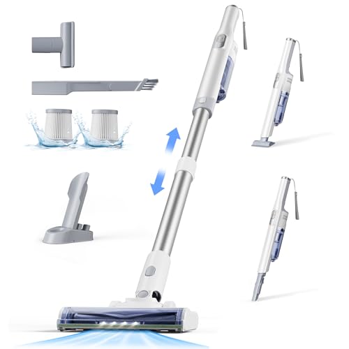 2024年夏モデル&26KPa超強力吸引力&0.73kg超軽量コードレス掃除機 人気順 LEDライト 一人暮らし サイクロン 車 掃除機 コードレス ハンディ掃除機 Proscenic P7 200W 多層 HEPAフィルター 2WAY