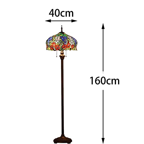 BIEYE照明　フロアライト　フロアスタンドライト　ステンドグラス Amazon | フロアライト フロアランプ ステンドグラス ランプ スタンド