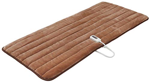 ゼンケン 一人用電熱マット ZMT-75CT 幅80×奥行180cm シングル タイマー付き ブラウン 電磁波99%カット