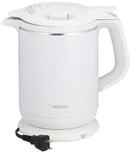 象印 電気ケトル 0.8L 沸騰後1時間90℃保温 コーヒードリップ用機能付き ホワイト CK-AX08-WA