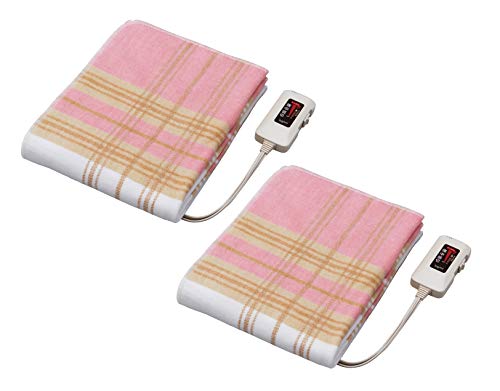 Sugibo(スギボー) お好みカラーをセットで選べるネット通販モデル洗える 電気しき毛布 SB20S02 (P)ピンク 2P