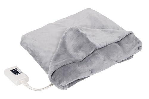 電響社(Denkyosha) ゼピール 電気ひざ掛け毛布 ホットローブタイプ・フード付 80×140?p 着る毛布 洗える 省エネ フランネル素材 室温センサー付 ダニ退治 ８時間自動オフ ダニ退治 ZMB-53A