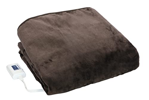 電響社(Denkyosha) ゼピール(Zepeal) 電気掛敷毛布(瞬間消臭抗ウイルス)DM-Y421KSL-BR ブラウン