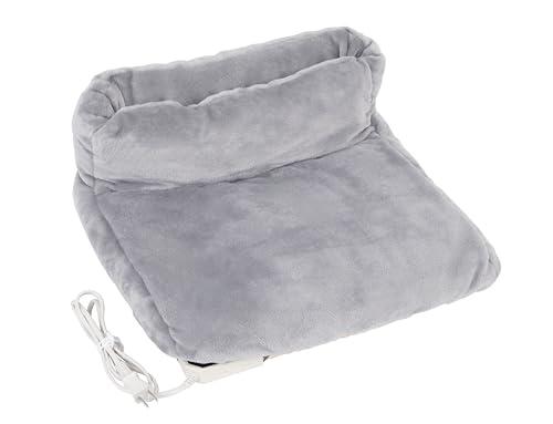 電響社(denkyosha) ゼピール 電気足温器 ブーツ型 フットウォーマー 足入れヒーター ふわふわフランネル素材 42×42?p ZHF-1TA(H)