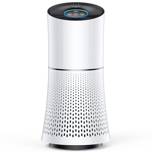 空気清浄機 2025最新型・360°強力浄化・20~40畳対応 小型 脱臭機 花粉対策 静音 軽量 省エネ ペット 3重 HEPA フィルター アレルギー 対策 強力脱臭 3段階風量設定 睡眠モード PM2.5 集じん 除菌 小型空気清浄の通販は 12,400円