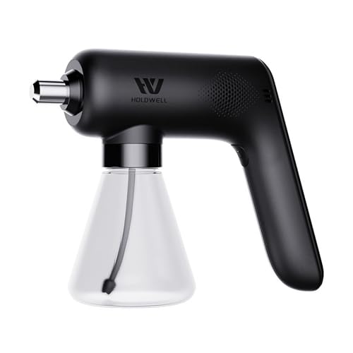 Holdwell 『高效オゾン・ナノミスト噴霧器』コードレス・大容量・簡単操作で家庭・オフィス・車内を除菌・脱臭 黒