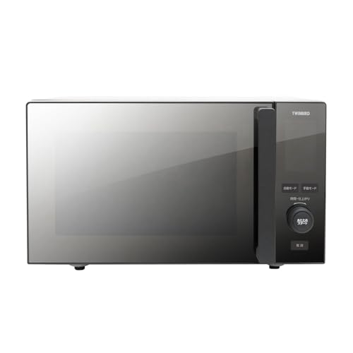 ツインバード 電子レンジ 20L フラットテーブル ヘルツフリー 単機能 一人暮らし 赤外線センサー 静音 スタイリッシュ 700W お手入れ簡単 ブラック DR-E273B