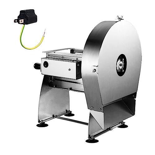 Kurflo 電動スライサー 業務用 厚さ0-10mm調整 野菜 果物 レモン きゅうり ポテト 人参 回転式 業務用 保護カバー付き 電動・手動両用 野菜スライサー 変換アダプタ付け 野菜カッター