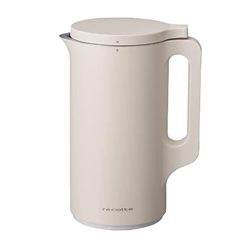 ［日本正規品］recolte レコルト 自動調理ポット スープメーカー 豆乳メーカー 大容量約600ml 簡単洗浄 クリームホワイト RSY-2(W)