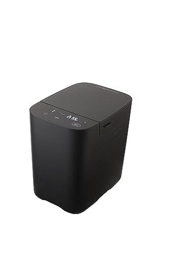 ツインバード ホームベーカリー1斤・1.5斤対応 23メニュー搭載 レシピブック付 低糖質 ブラック BM-EF38B