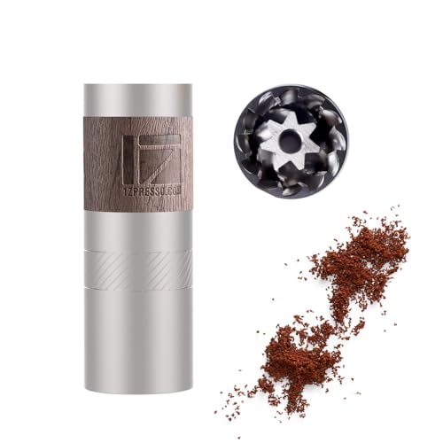 1Zpresso Q 手挽きコーヒーミル 折り畳み式 持ち運びやすい 軽量 携帯便利清掃しやすい グラインダー ステンレス刃 内部調整 外出用 旅行 キャンプ