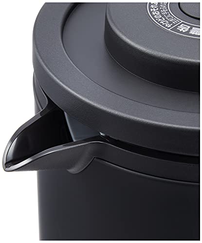 タイガー魔法瓶(TIGER) 電気ケトル 湯沸かし ステンレス わく子 0.8L 転倒お湯漏れ防止 カラ炊き防止 蒸気レス マットブラック PCK-A080KM